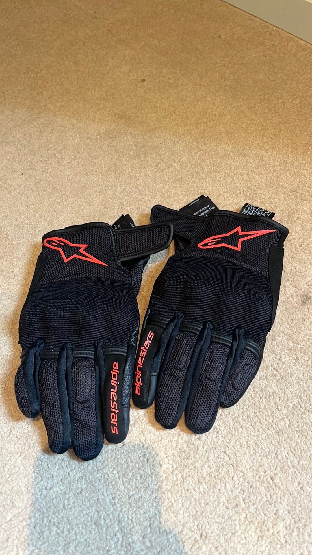 Zwarte motorhandschoenen van Alpinestars, Motoren, Ophalen, Nieuw zonder kaartje, Dames, Handschoenen