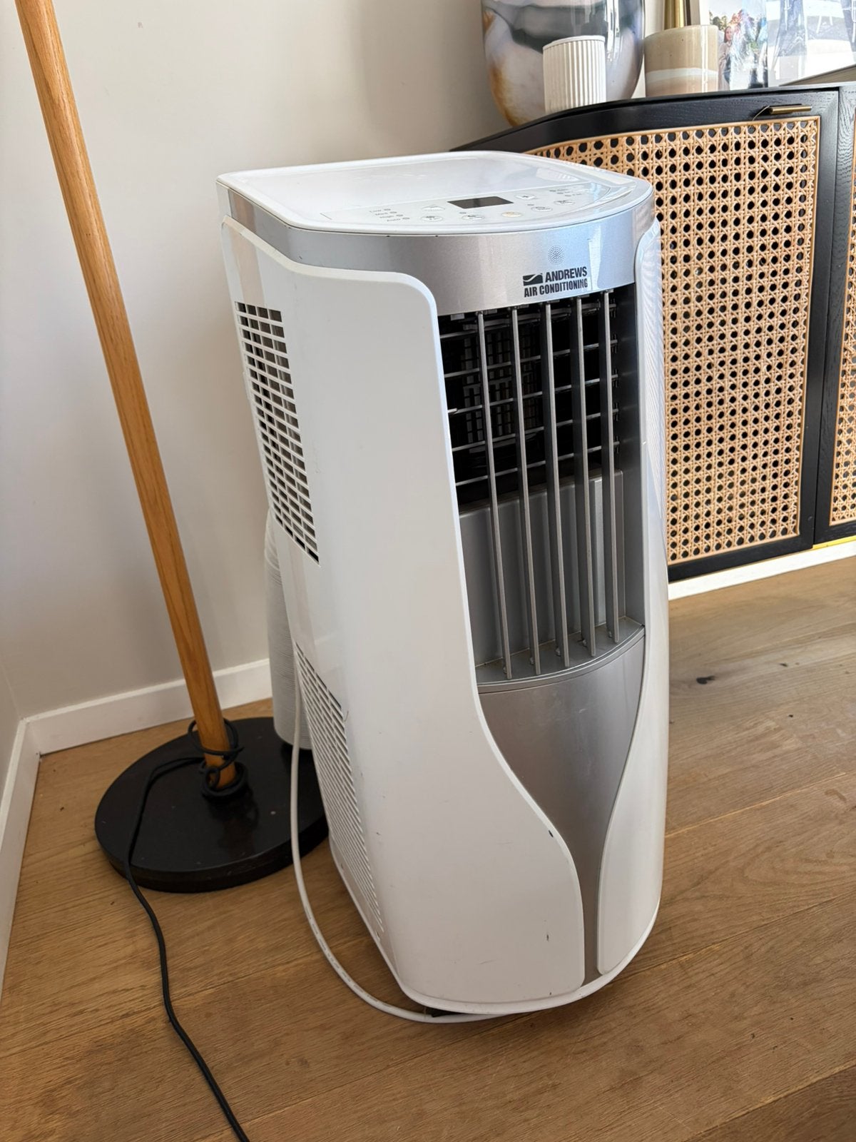 Climatiseur mobile Andrews Air Conditioning, Electroménager, Climatiseurs, Comme neuf, Climatiseur mobile, Ventilation, Minuterie