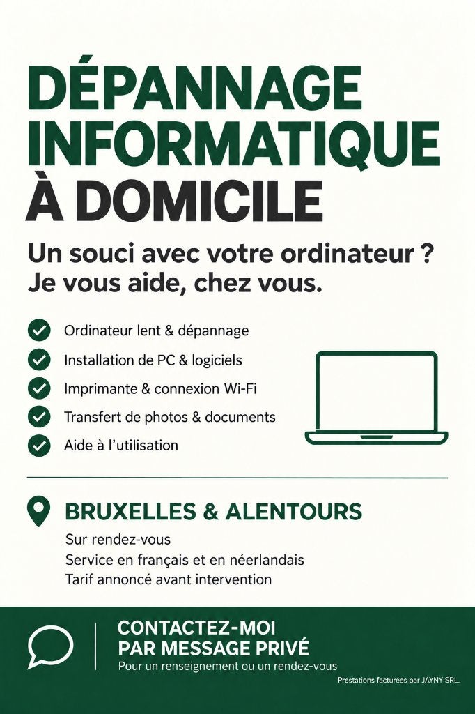 Dépannage informatique à domicile, Informatique & Logiciels, Enlèvement