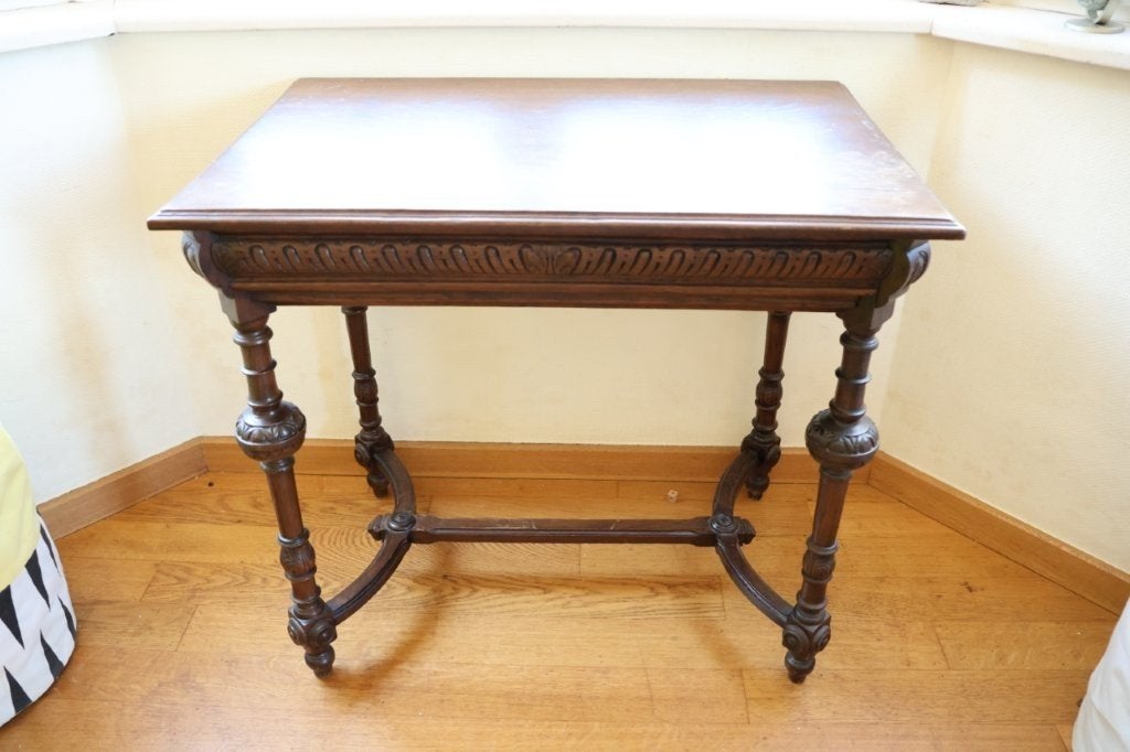 Antieke houten tafel, Antiek en Kunst, Ophalen