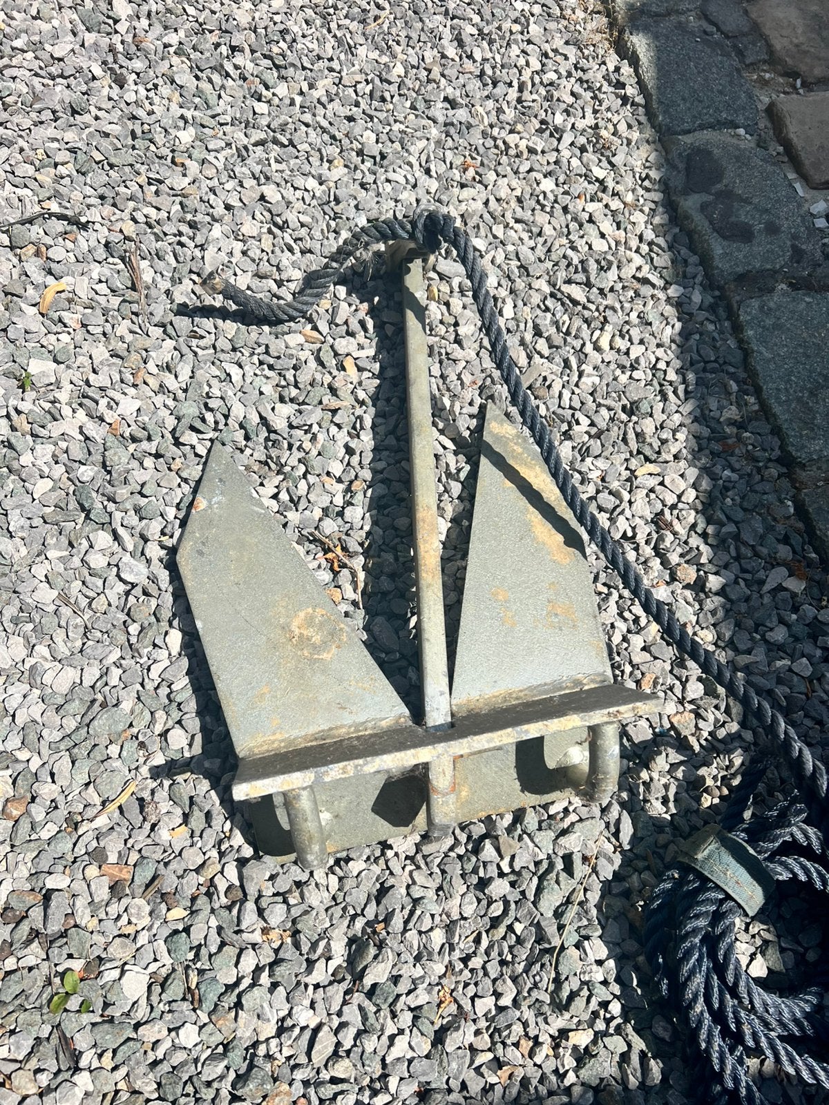 Ancre de bateau galvanisée, Enlèvement, Comme neuf