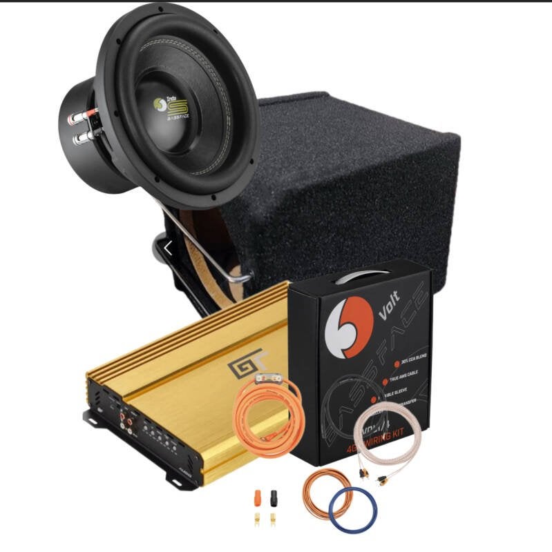 Midi Power pack 2 - BASSFACE / GT audio - 10 inch - 1000, Autos : Divers, Haut-parleurs voiture