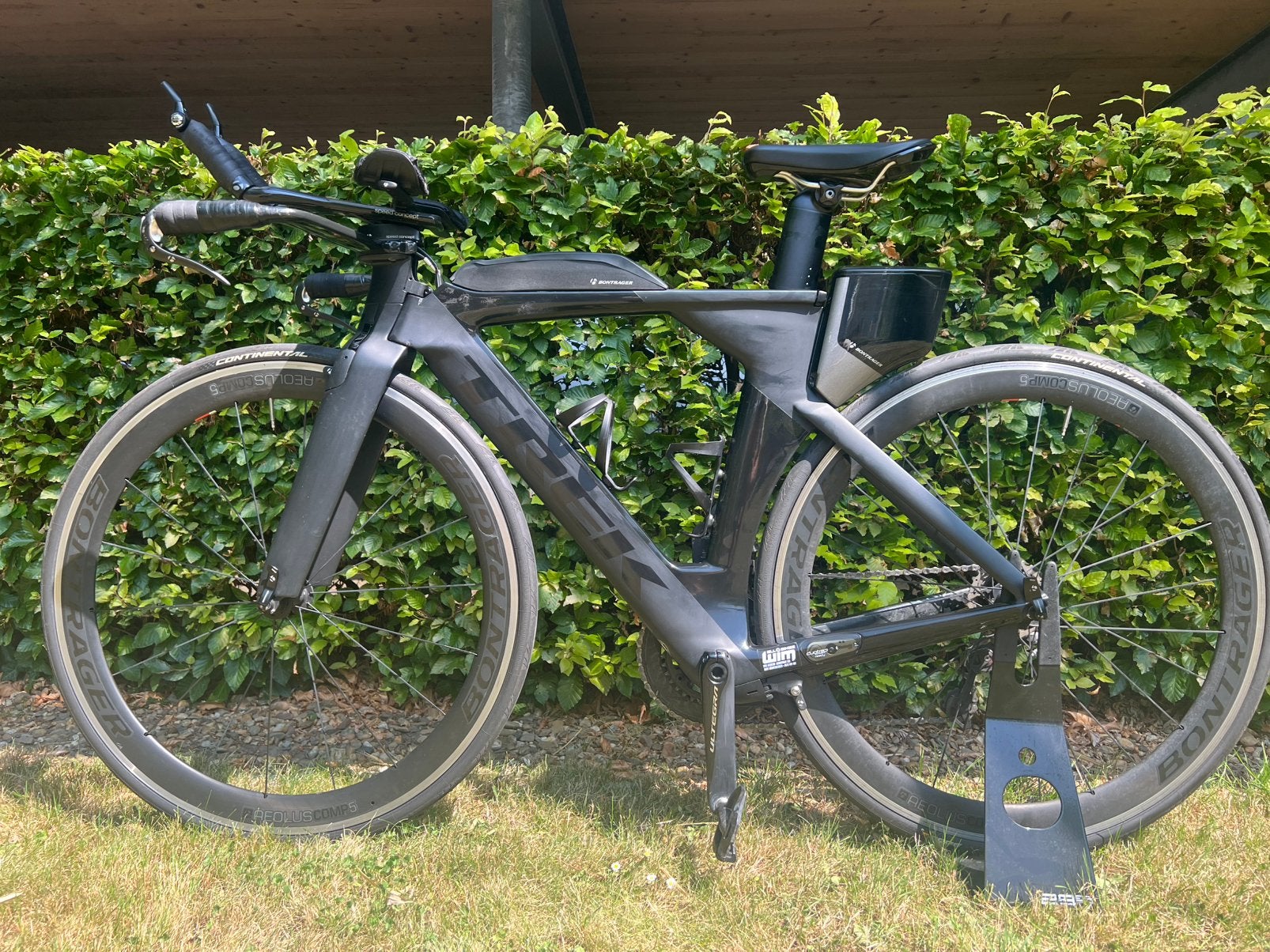 Trek speedconcept triatlonfiets mat zwart - small, Fietsen en Brommers, Ophalen, Zo goed als nieuw, Carbon