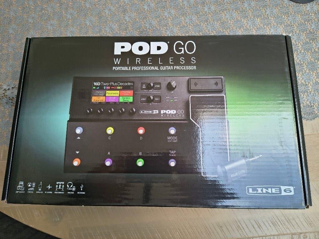 Line6 POD Go Wireless z.g.a.n met garantie tot 2028, Muziek en Instrumenten, Effecten, Ophalen of Verzenden, Nieuw, Delay of Echo