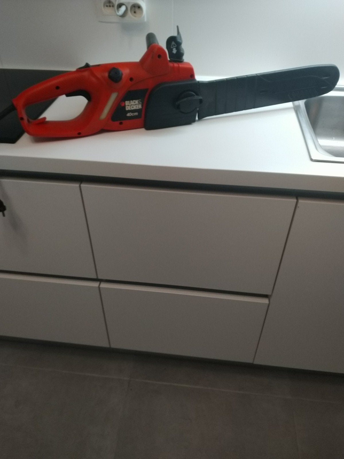 Elektrische kettingzaag Black&Decker, Doe-het-zelf en Bouw, Ophalen, Kettingzaag, Black Decker
