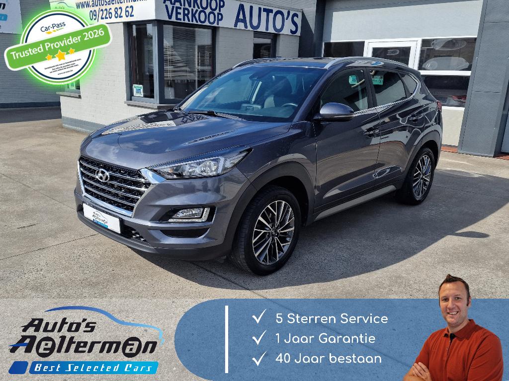 Hyundai TUCSON 1.6 GDi Feel LEDER * TREKHAAK * KRELL * ..., Auto's, Hyundai, Bedrijf, Te koop, Tucson, ABS, Achteruitrijcamera