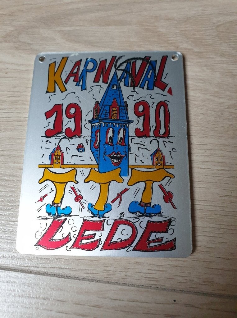 Karnaval medaille Lede 1990, Ophalen of Verzenden