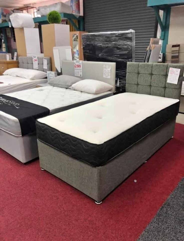 Mooi bed en matras beschikbaar., Huis en Inrichting, Slaapkamer | Bedden, Verzenden, Nieuw, Tweepersoons, Overige kleuren