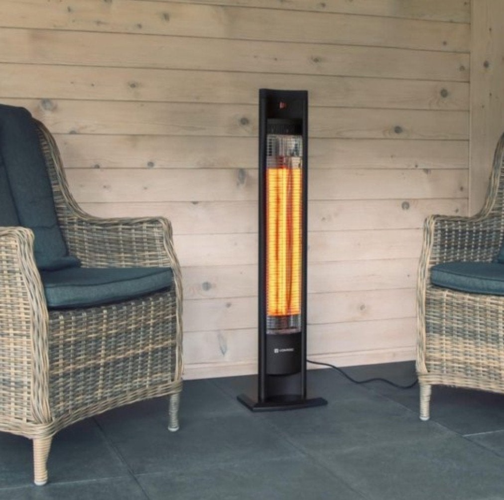 Vonroc Terrasverwarmer infrarood 2000W, Ophalen, Zo goed als nieuw