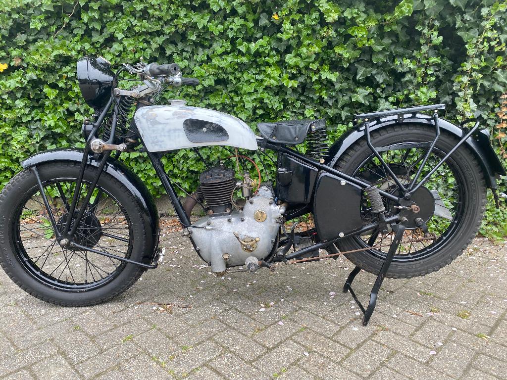 Motobecane RC44 350cc. 1936, Gebruikt, Toermotor, Handgeschakeld, 350 cc