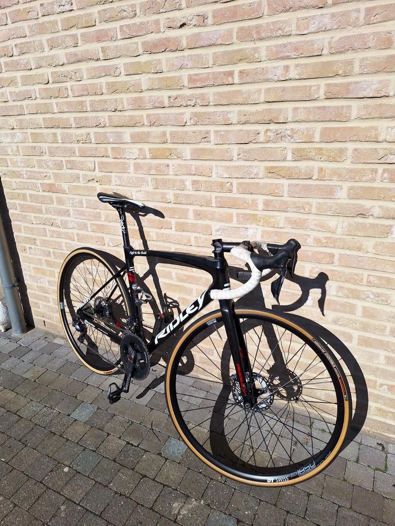 Ridley wegfiets met ultegra Di2 11 speed  maat S, Fietsen en Brommers, 28 inch, Gebruikt, Carbon, Meer dan 20 versnellingen