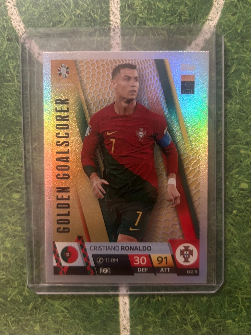 Topps Cristiano Ronaldo golden goalscorer, Ophalen of Verzenden, Nieuw, Plaatje