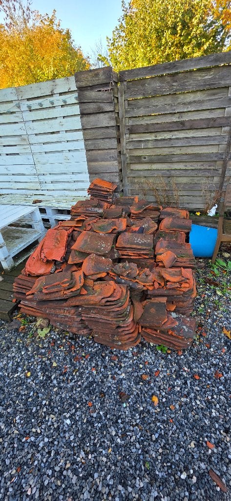 Boomse Dakpannen, Doe-het-zelf en Bouw, Ophalen, Gebruikt, Steen of Klei, 15 m² of meer