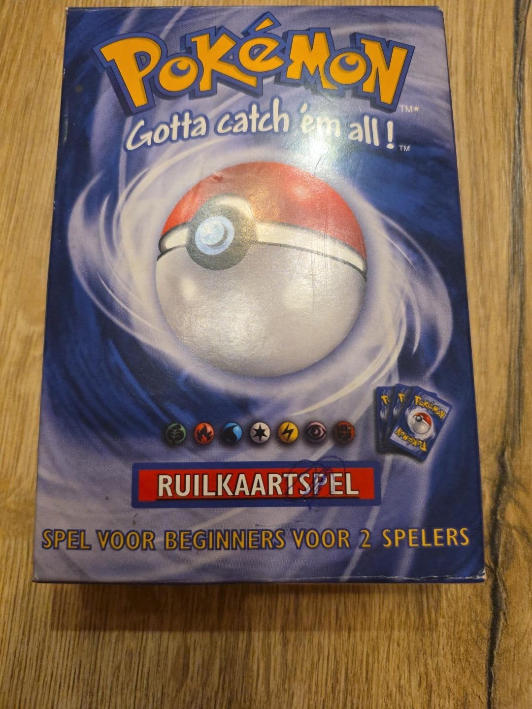 Vintage Pokémon Base Set Starter Set NL 1999, Ophalen, Zo goed als nieuw, Speeldeck