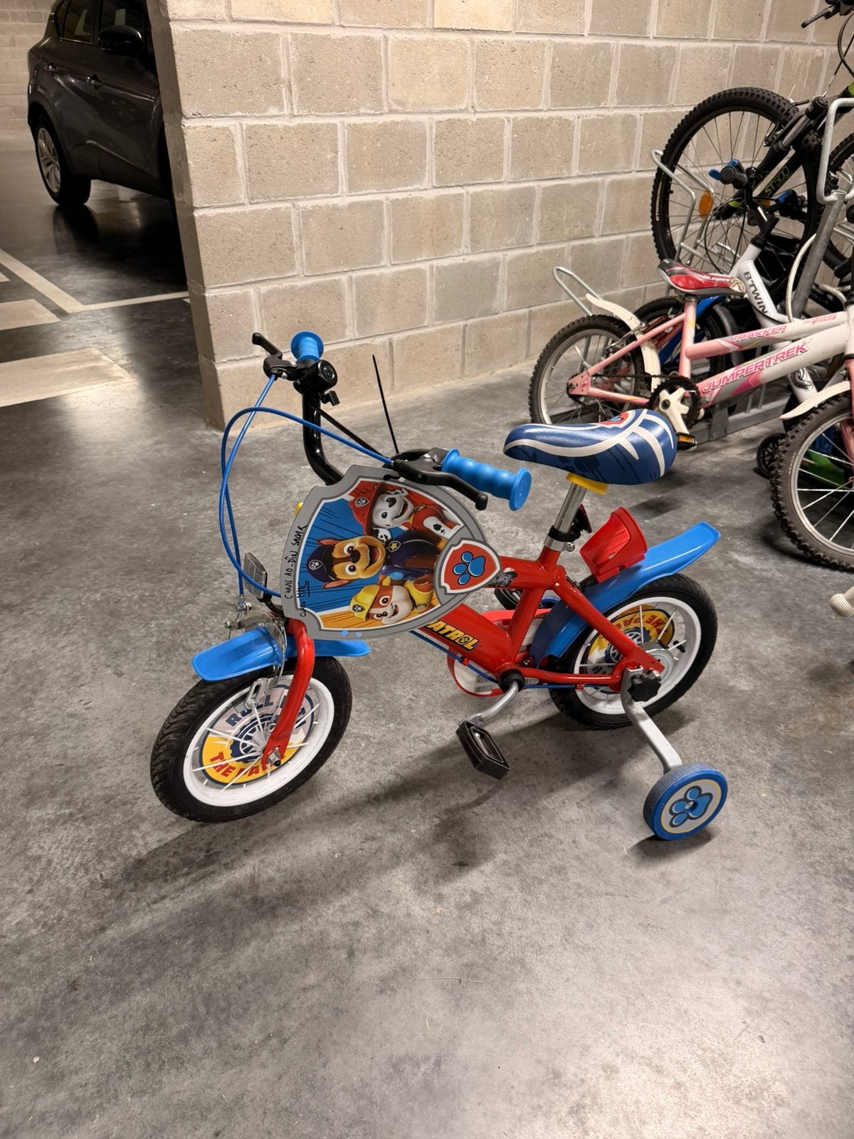 Vélo patpatrouille avec petites roues, Vélos & Vélomoteurs, Enlèvement, Utilisé