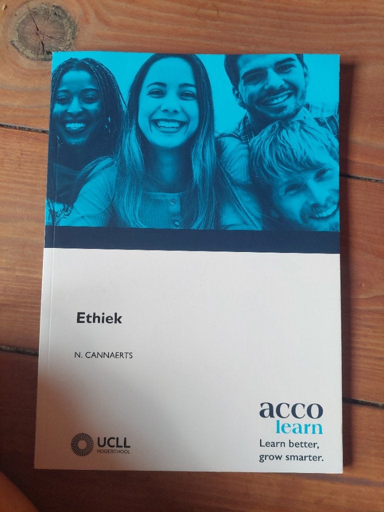 Ethiek cursus UCLL, Ophalen of Verzenden, Zo goed als nieuw, Hogeschool, Acco