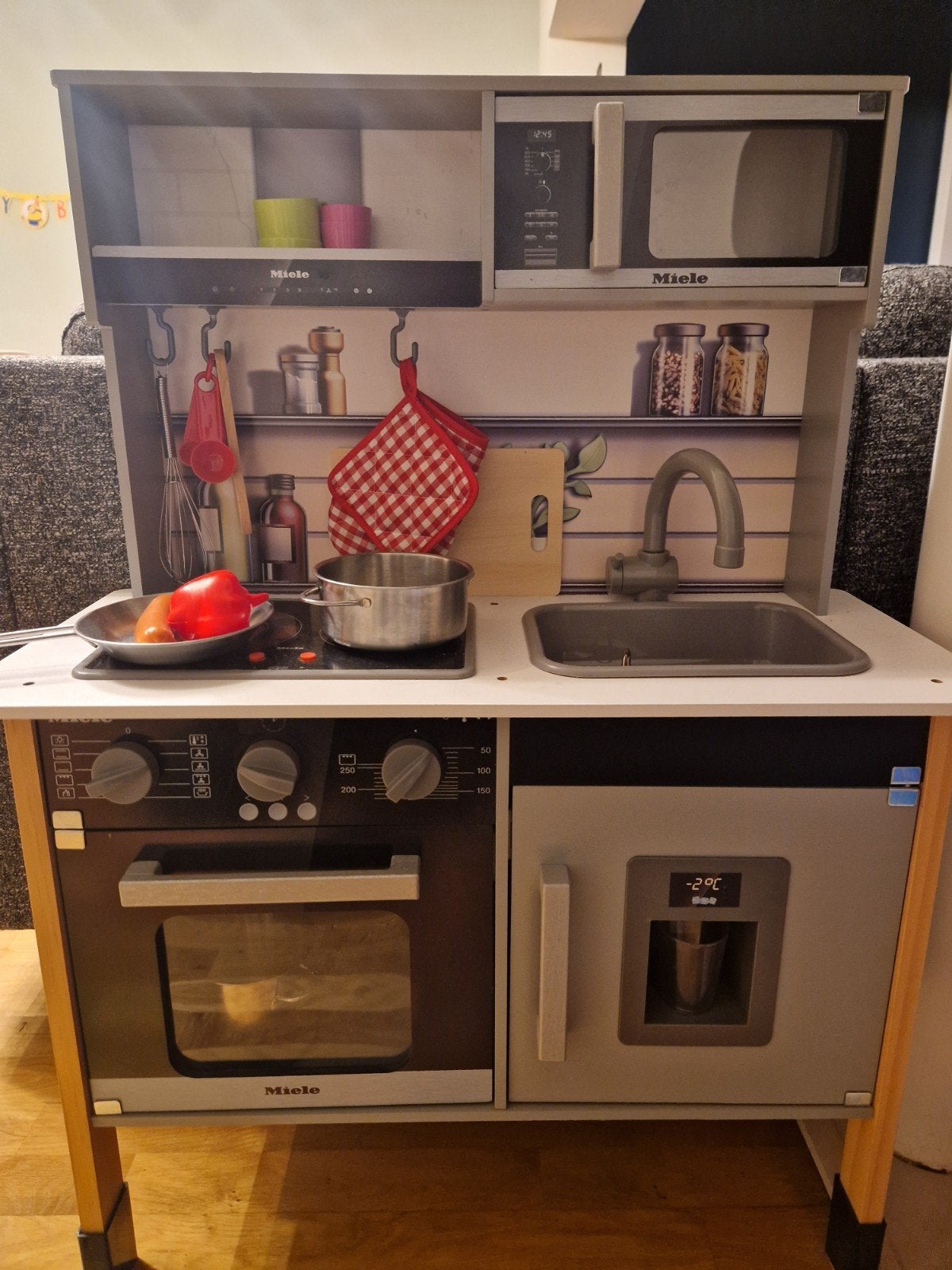 Houten speelgoedkeukentje Miele, Enlèvement, Utilisé, Bois, Jouer à la cuisine