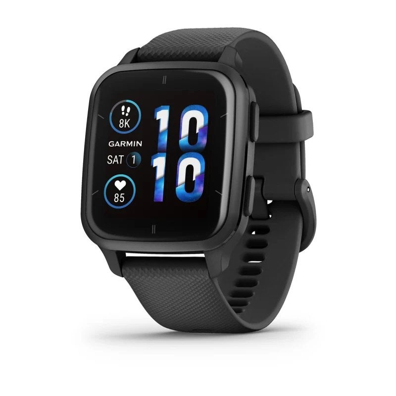 Garmin Venu Sq 2 – Music Edition, Gebruikt, Zwart, Garmin, Ophalen of Verzenden