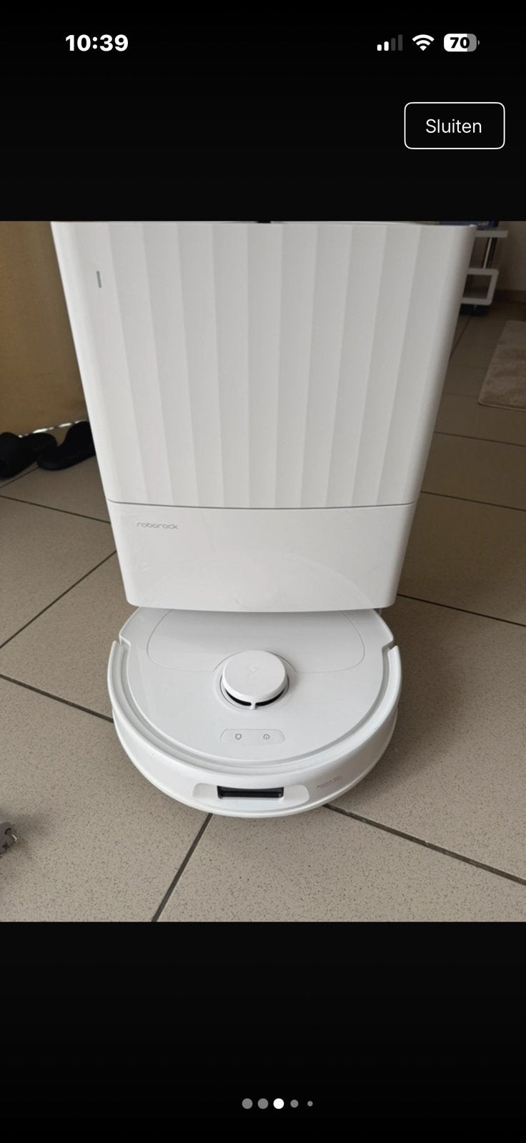 Roborock QV 35S, Elektronische apparatuur, Ophalen of Verzenden, Zo goed als nieuw, Automatisch legen