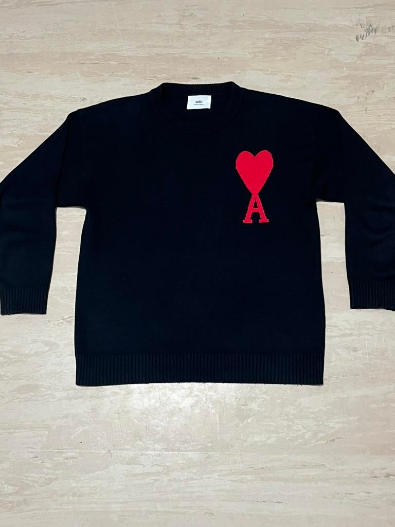 Ami paris trui, Ophalen of Verzenden, Nieuw, Maat 48/50 (M), Zwart