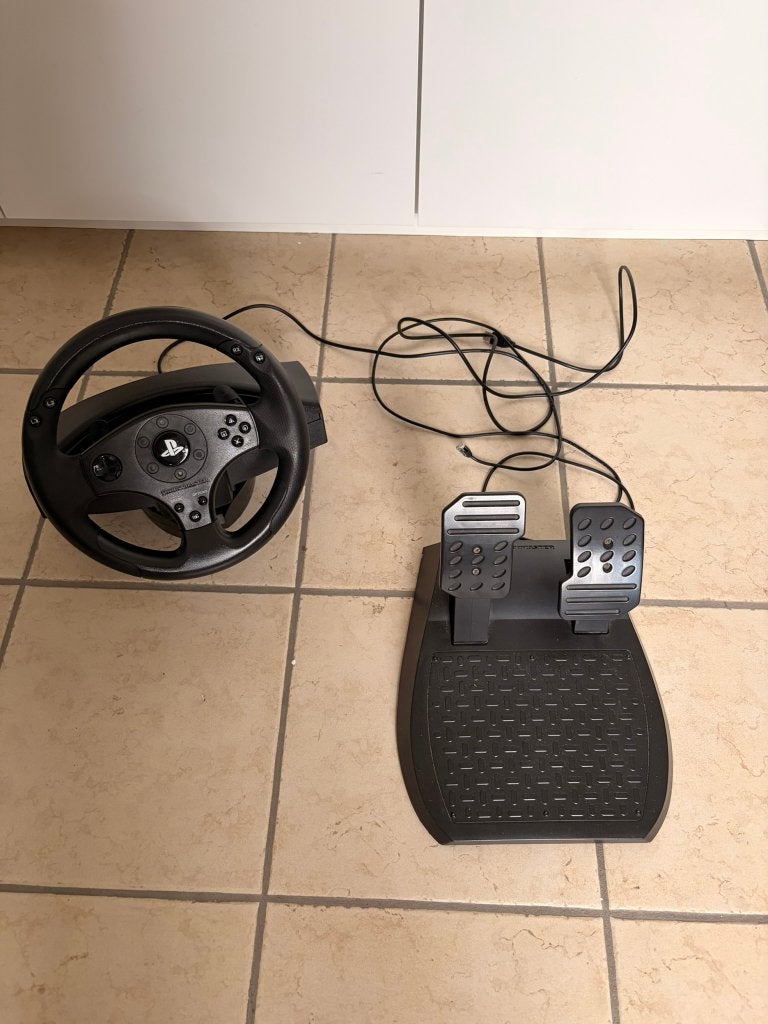 Racestuur Thrustmaster T80, Games en Spelcomputers, Spelcomputers | Sony Consoles | Accessoires, Ophalen, Gebruikt, Stuur of Pedalen