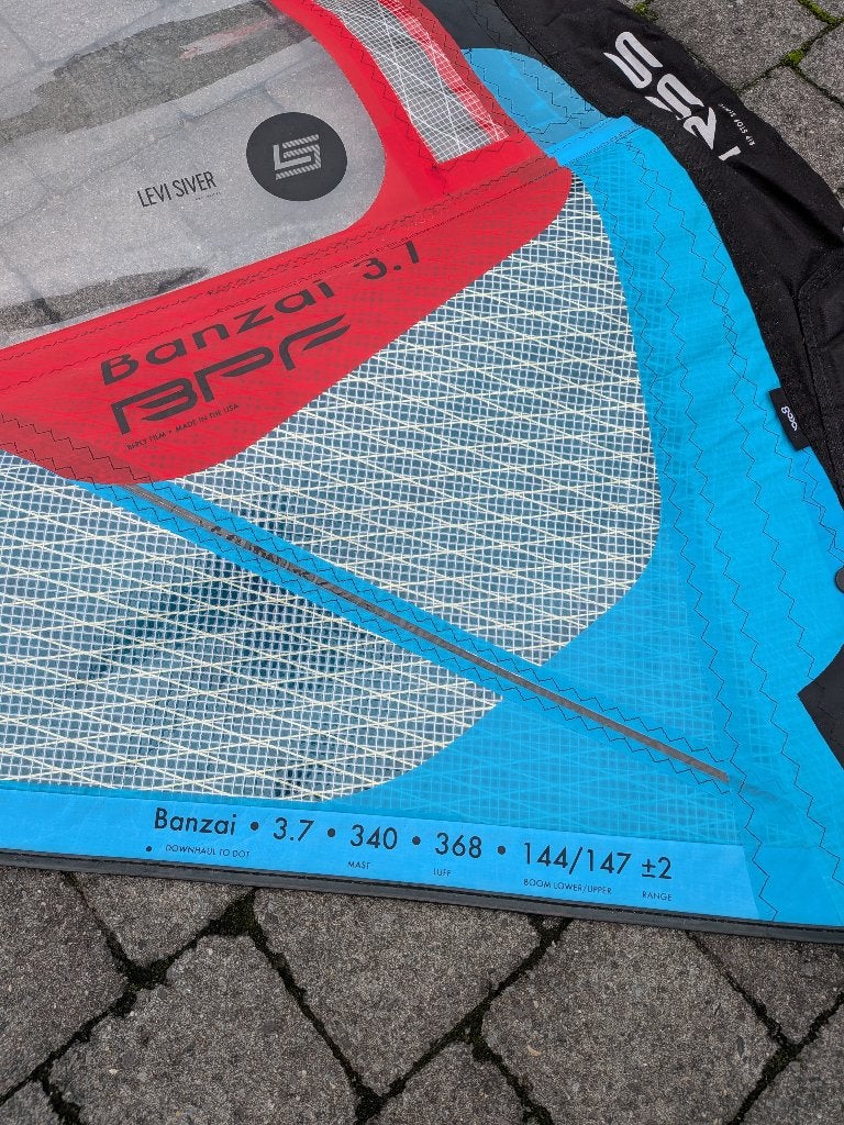 Goya Banzai 3.7 - perfecte staat, Watersport en Boten, Met draagtas, 3.5 tot 5 m², Zo goed als nieuw, Zeil