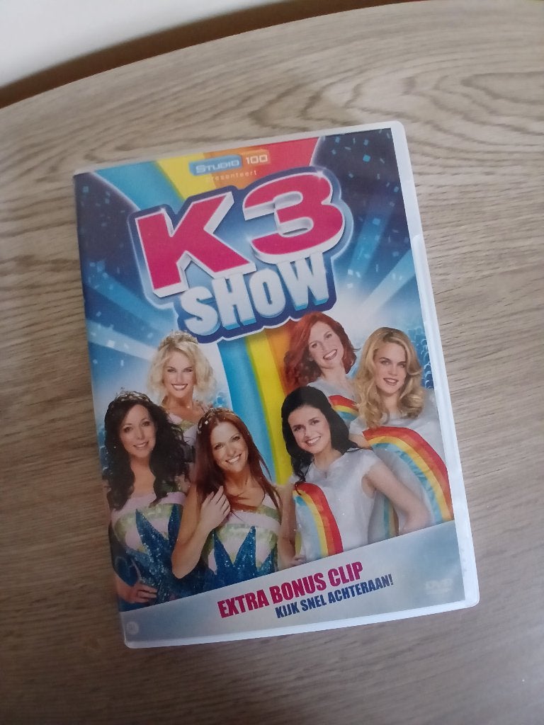 Dvd K3 show, Ophalen, Zo goed als nieuw, Show