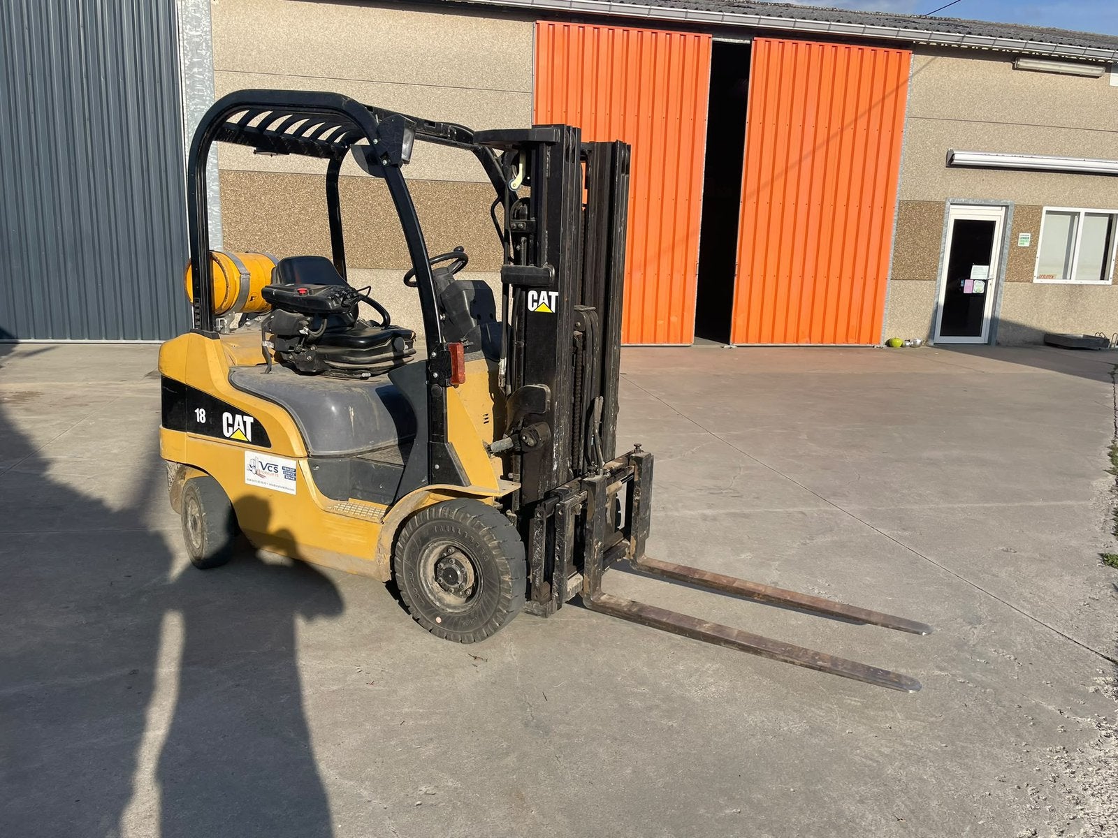 Heftruck caterpillar 1,8t, Zakelijke goederen, 1000 tot 2000 kg, Ophalen, LPG, Heftruck