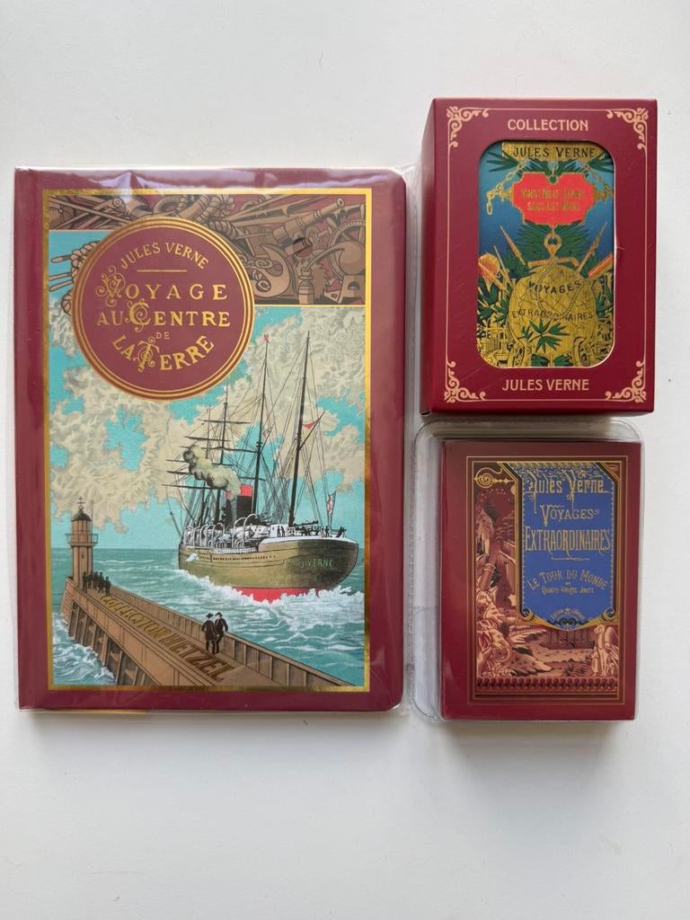 Mini-livres Jules Verne + carnet (coffret cadeau), Livres, Fantastique, Neuf, Enlèvement ou Envoi