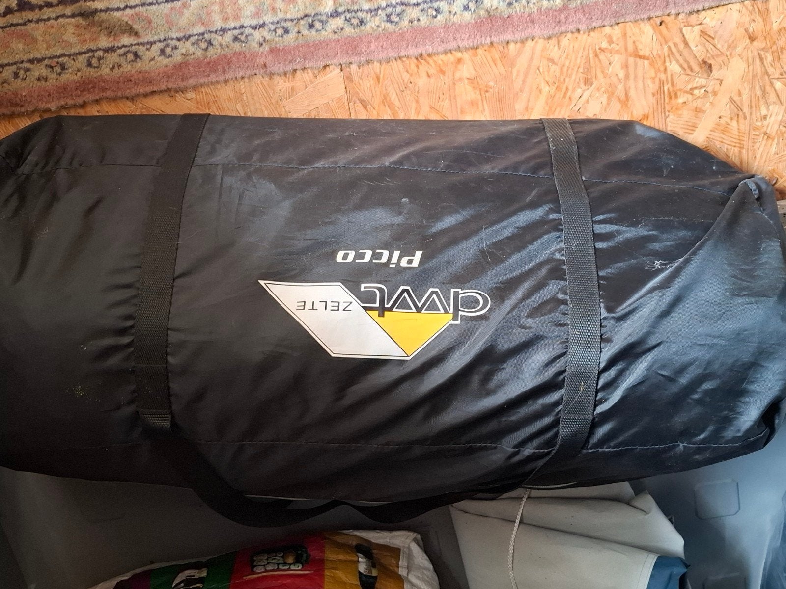 Tent voor busje, Ophalen