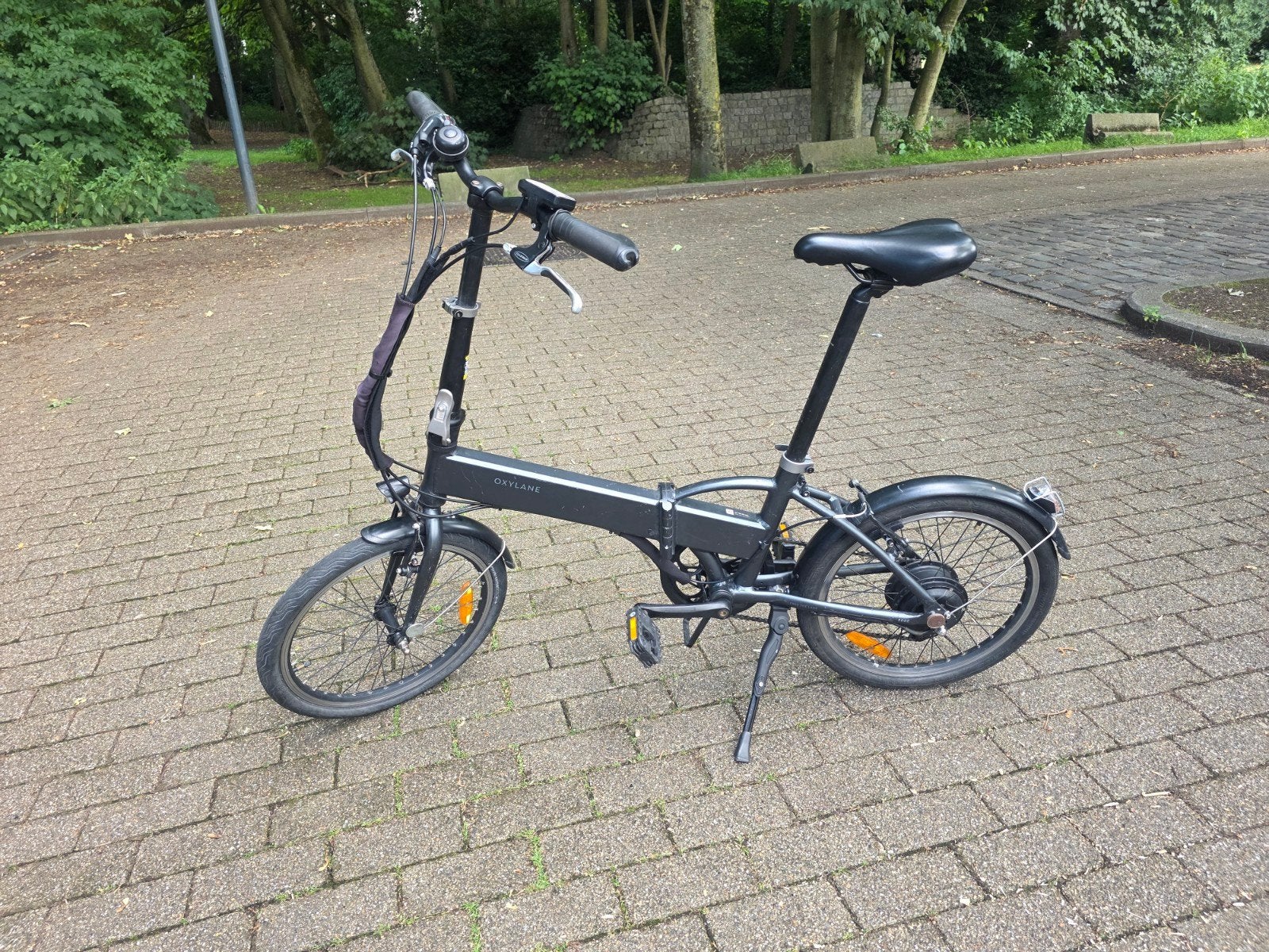 Elektrische fiets. Plooifiets. Folding E-bike., Ophalen