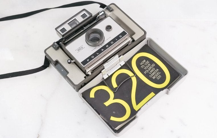 Polaroid Automatische 320 Landcamera, Ophalen of Verzenden, Zo goed als nieuw, Polaroid, Polaroid