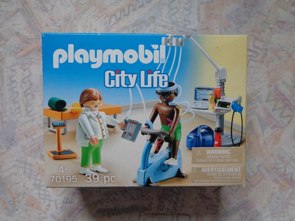 PLAYMOBIL City Life Praktijk fysiotherapeut - 70195, Ophalen of Verzenden, Nieuw, Complete set