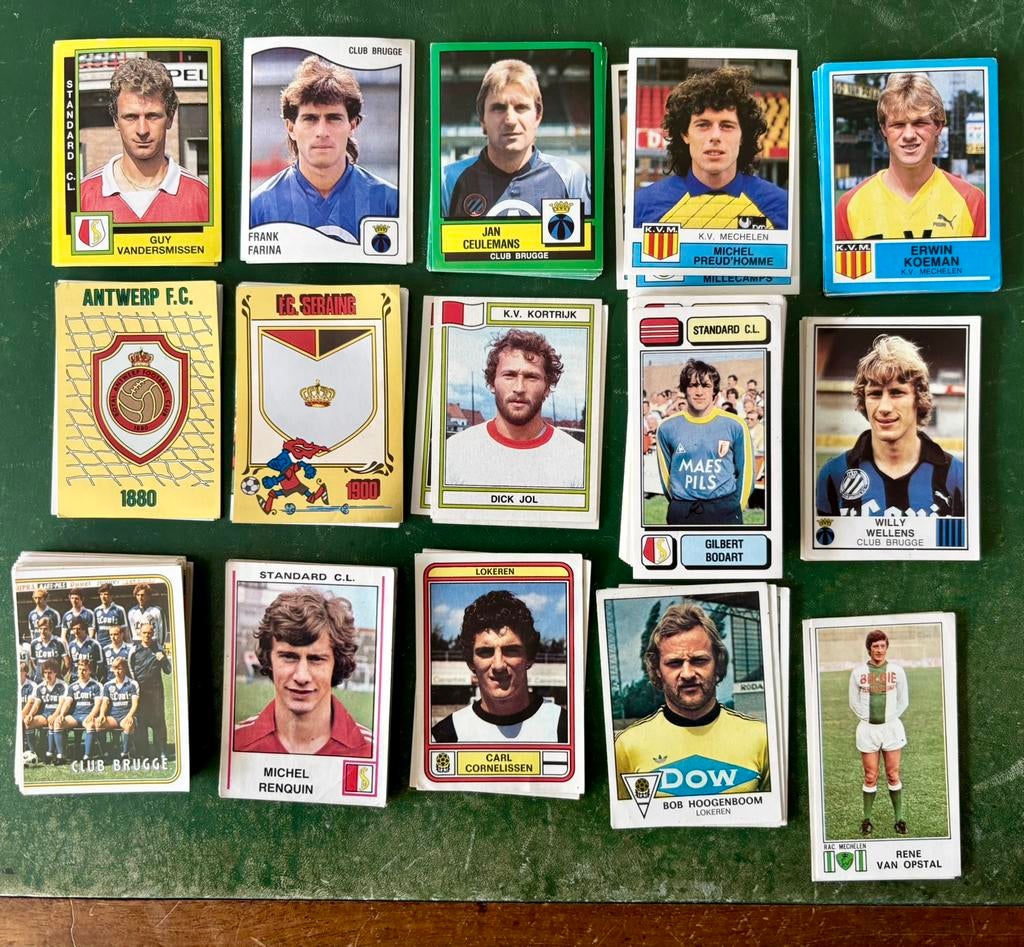 149 panini plaatjes Football 76 tm 91, Collections, Articles de Sport & Football, Envoi