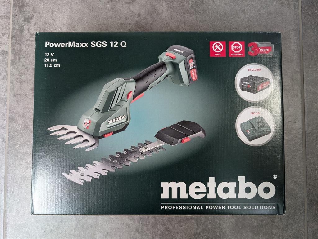 NIEUW Metabo Powermaxx Gras en Heggenschaar met accu., Ophalen