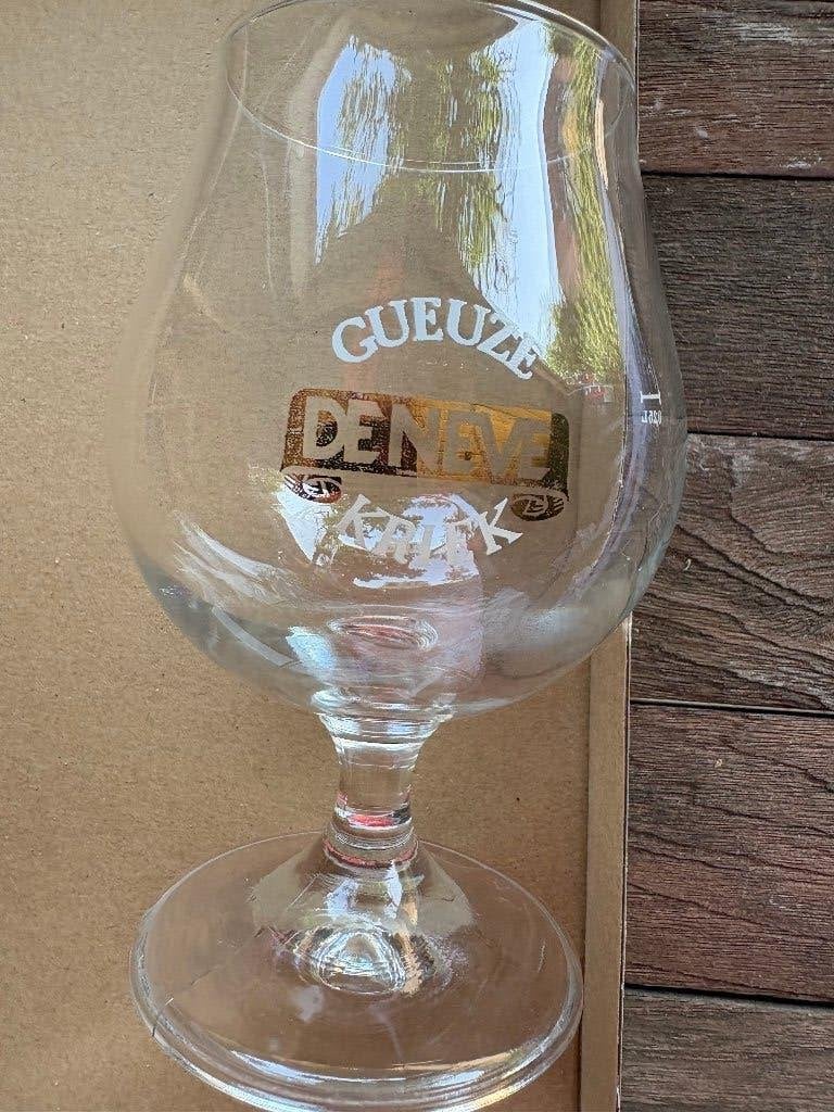 Gueuze Kriek De Neve, Enlèvement ou Envoi, Utilisé, Verre ou Verres, Autres marques
