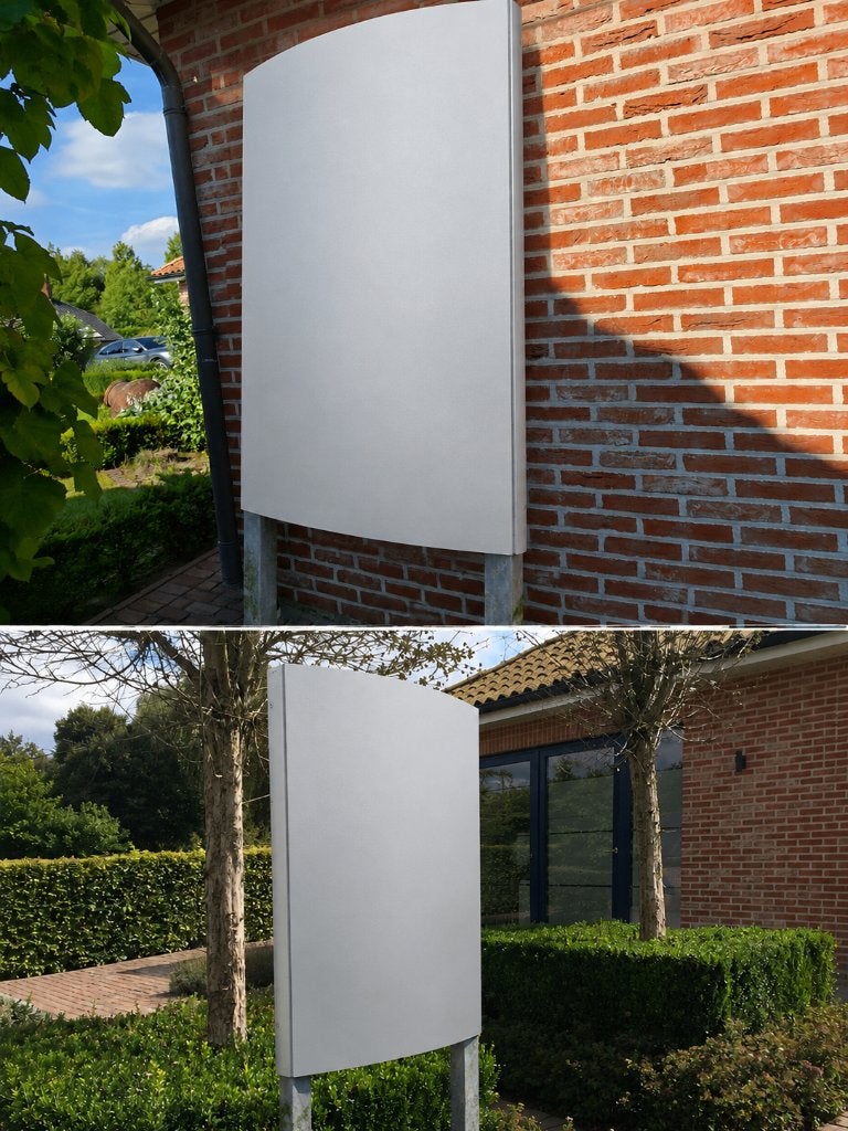 Reclamepaneel aluminium 1m60×80cm, Diversen, Ophalen, Gebruikt