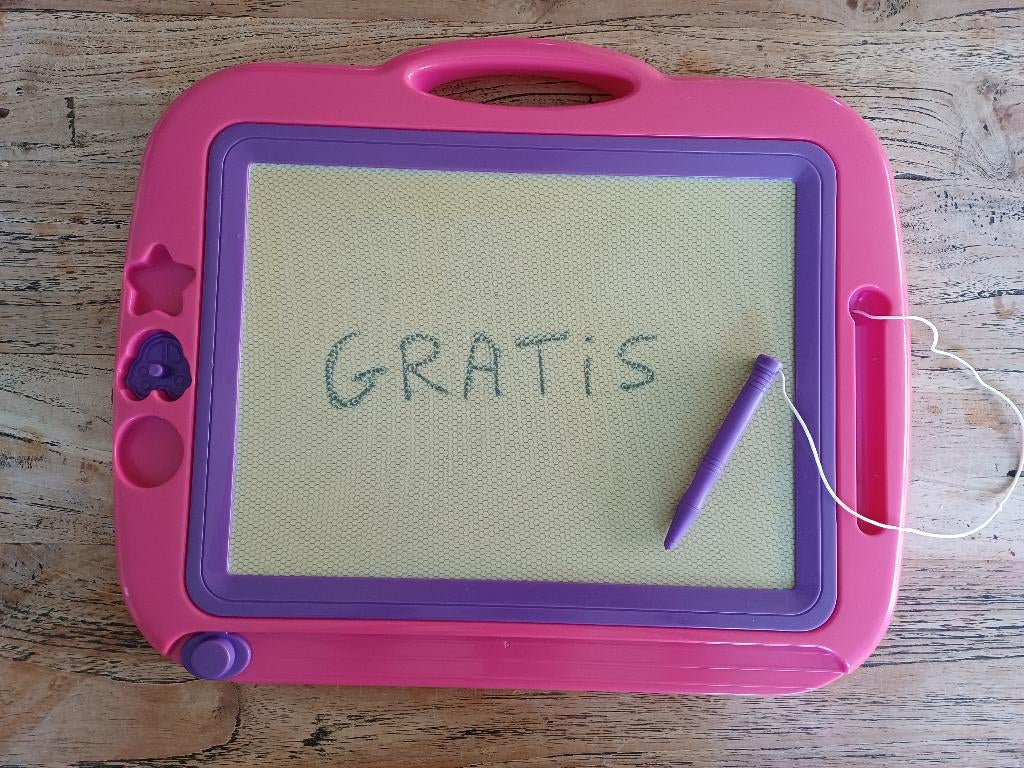 Tekenbord kleuter magnetisch, Ophalen, Gebruikt