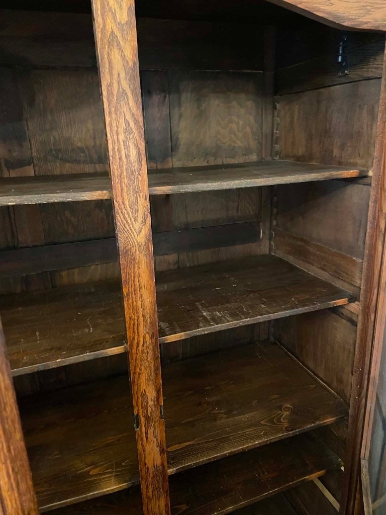 Vitrine, 25 à 50 cm, Comme neuf, 100 à 150 cm, Chêne