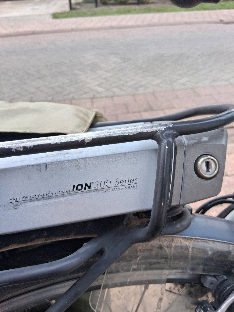 Ion 300 series batterij en fiets en lader, Utilisé