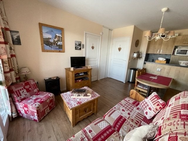 Appartement Valmeinier Savoie skis aux pieds