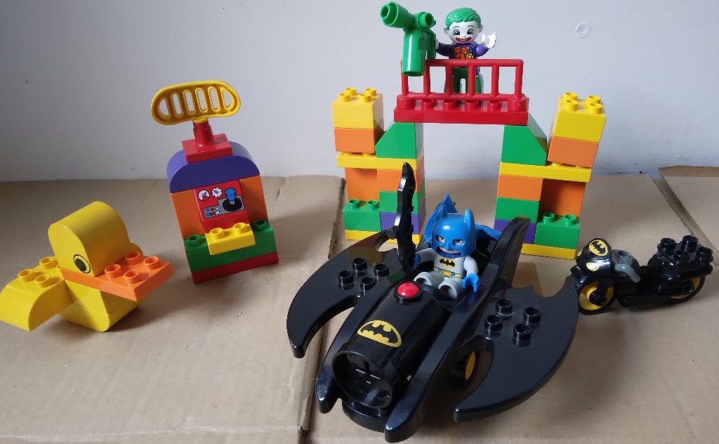 Batman and Joker - Duplo, Ophalen, Inclusief extra onderdelen, Gebruikt, Marvel