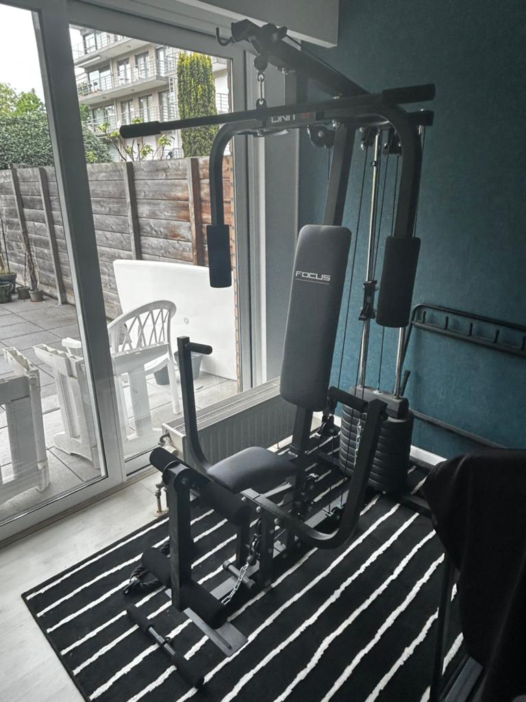 Krachtstation, Sport en Fitness, Fitnessmaterialen, Ophalen, Zo goed als nieuw