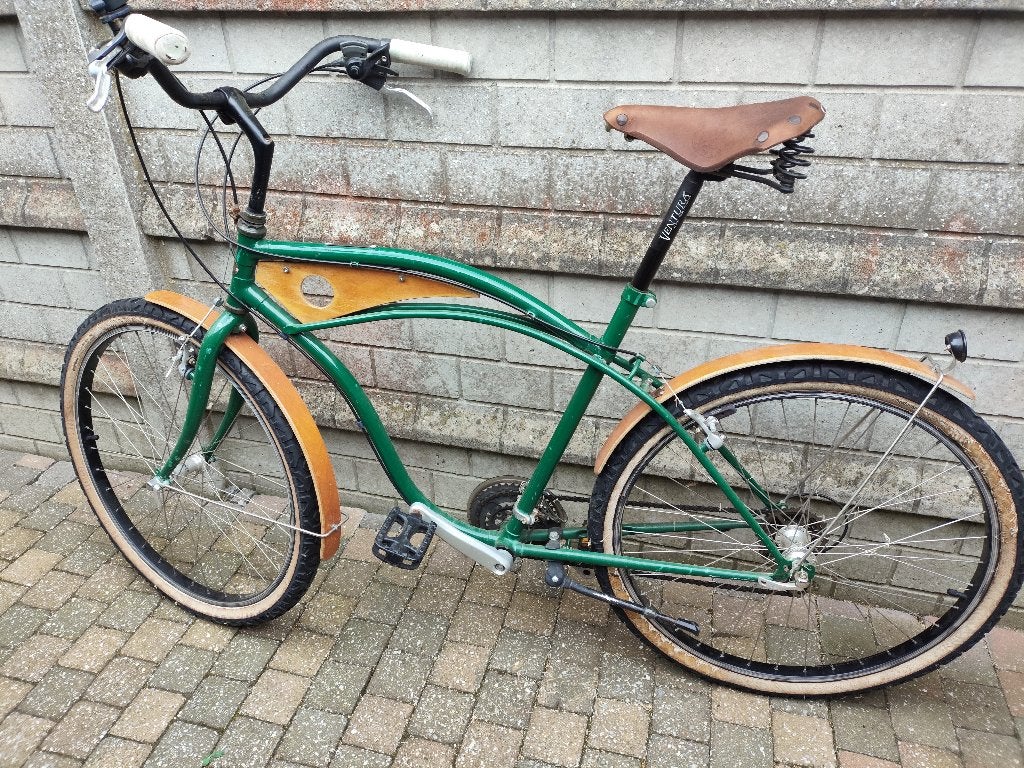 retro fiets, Overige merken, Frein sur jante, Acier, Enlèvement