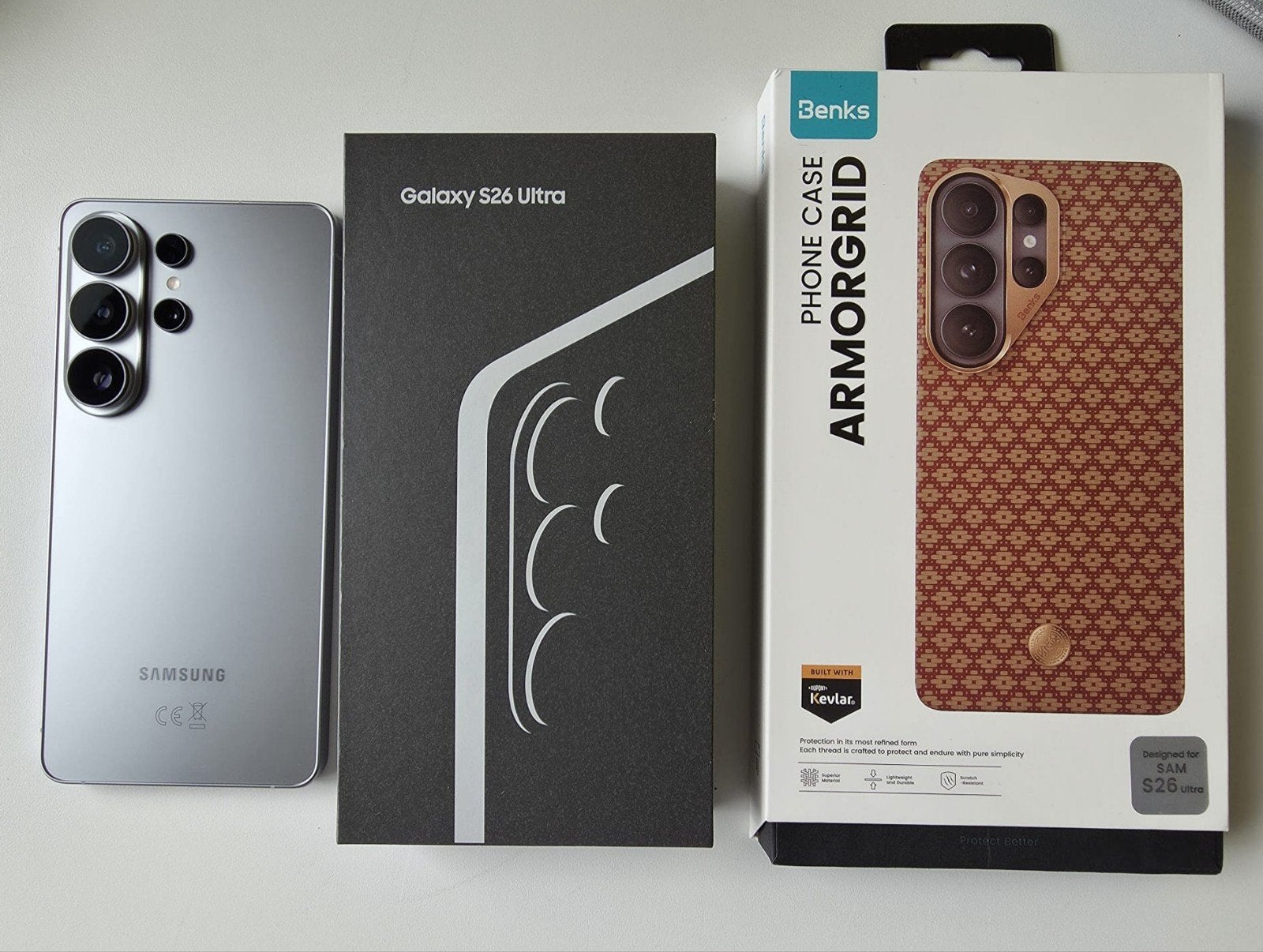 Samsung Galaxy S26 Ultra 1TB – Silver Shadow (Exclusieve), Telecommunicatie, Mobiele telefoons | Samsung, Zo goed als nieuw, 1 TB of meer