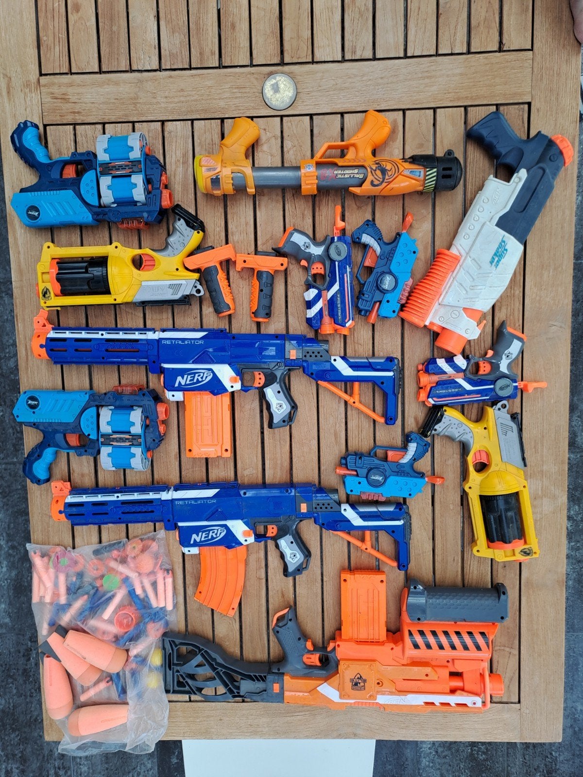 groot lot van Nerf en Blast geweren, Ophalen, Gebruikt