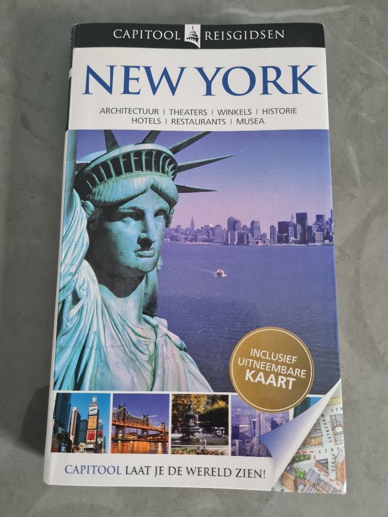 Capitool reisgids New York + uitneembare kaart, Boeken, Ophalen of Verzenden, Capitool