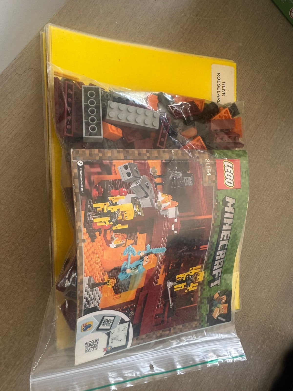 Lego minecraft 21154, Minecraft, Lego, Ophalen of Verzenden, Zo goed als nieuw