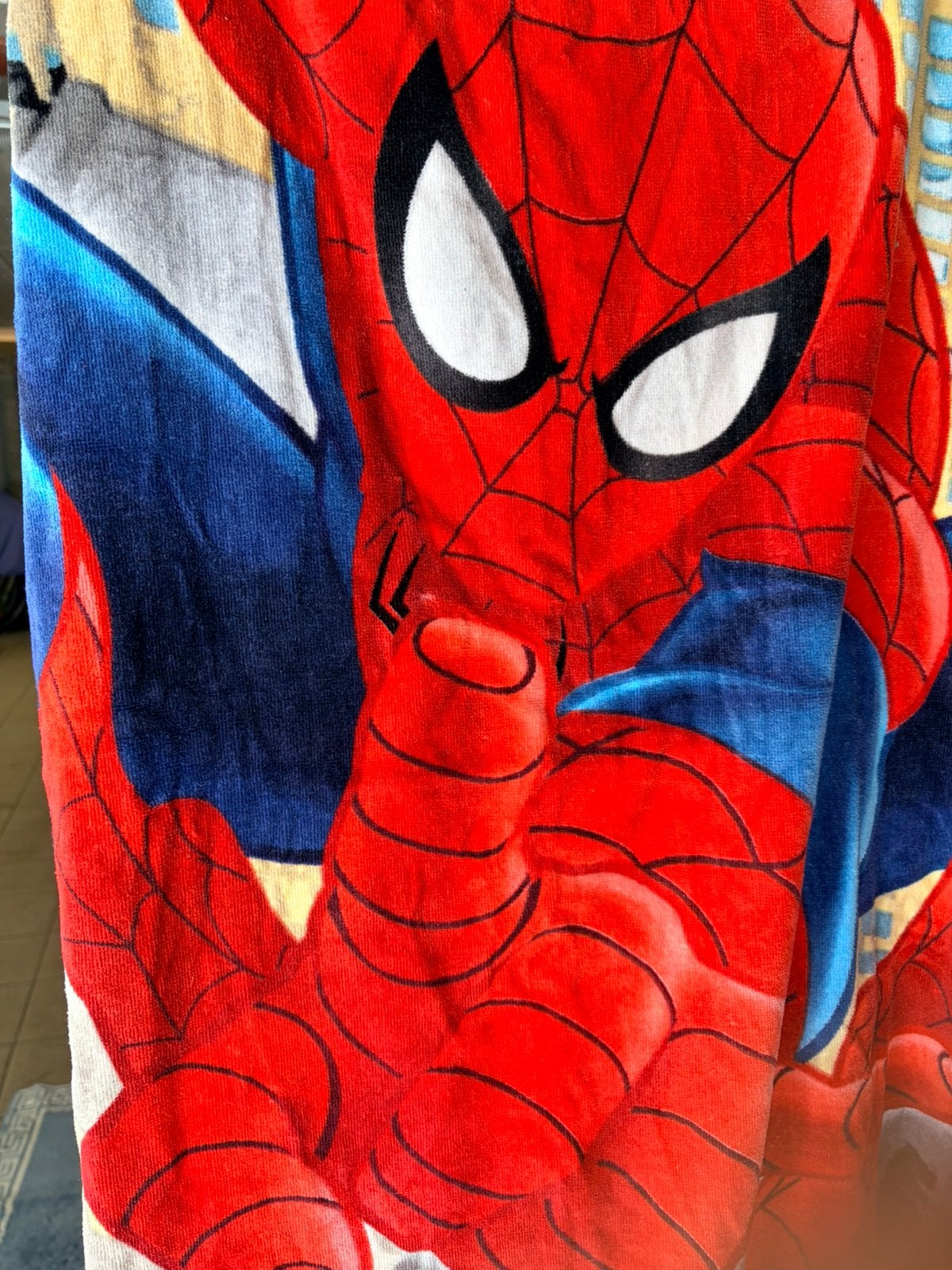 Essuies Spiderman, Kinderen en Baby's, Dekens, Slaapzakjes en Inbakerproducten, Ophalen, Zo goed als nieuw