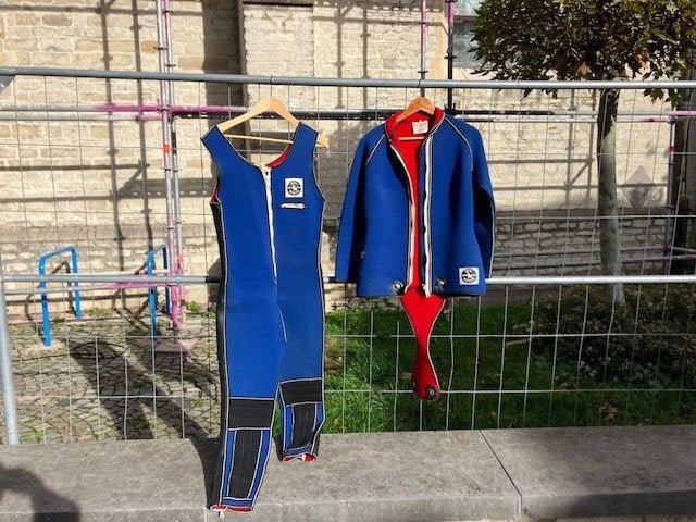 COMBINAISON DE PLONGÉE VINTAGE DE SEAL MARINE LTD LISKEARD, Sports nautiques & Bateaux, Enlèvement ou Envoi, Combinaison de plongée